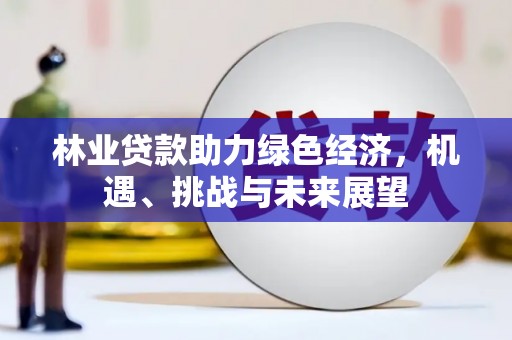 四会林业贷款助力绿色经济，机遇、挑战与未来展望