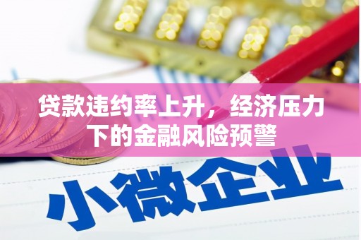 四会贷款违约率上升，经济压力下的金融风险预警