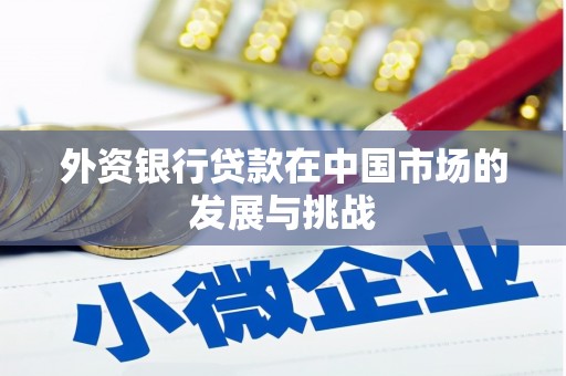 四会外资银行贷款在中国市场的发展与挑战