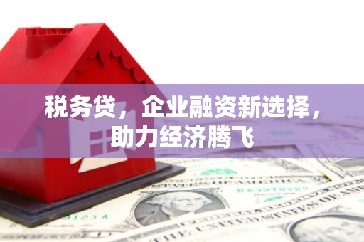 四会税务贷，企业融资新选择，助力经济腾飞