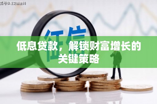 四会低息贷款，解锁财富增长的关键策略