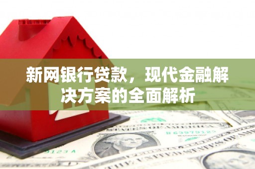 四会新网银行贷款，现代金融解决方案的全面解析