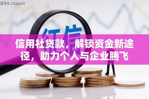 四会信用社贷款，解锁资金新途径，助力个人与企业腾飞