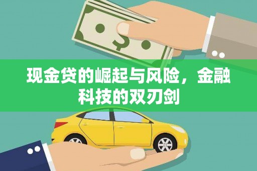 四会现金贷的崛起与风险，金融科技的双刃剑