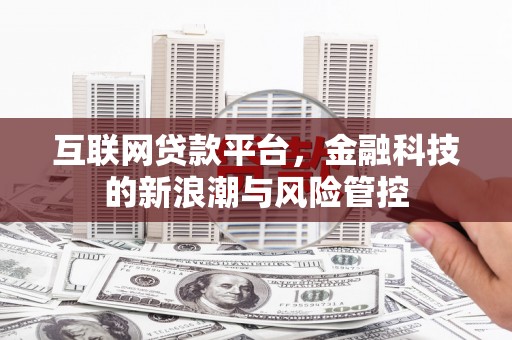 四会互联网贷款平台，金融科技的新浪潮与风险管控