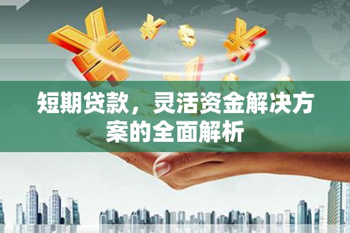 四会短期贷款，灵活资金解决方案的全面解析