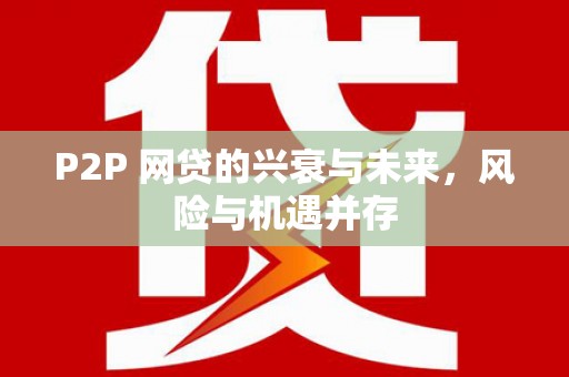 四会P2P 网贷的兴衰与未来，风险与机遇并存